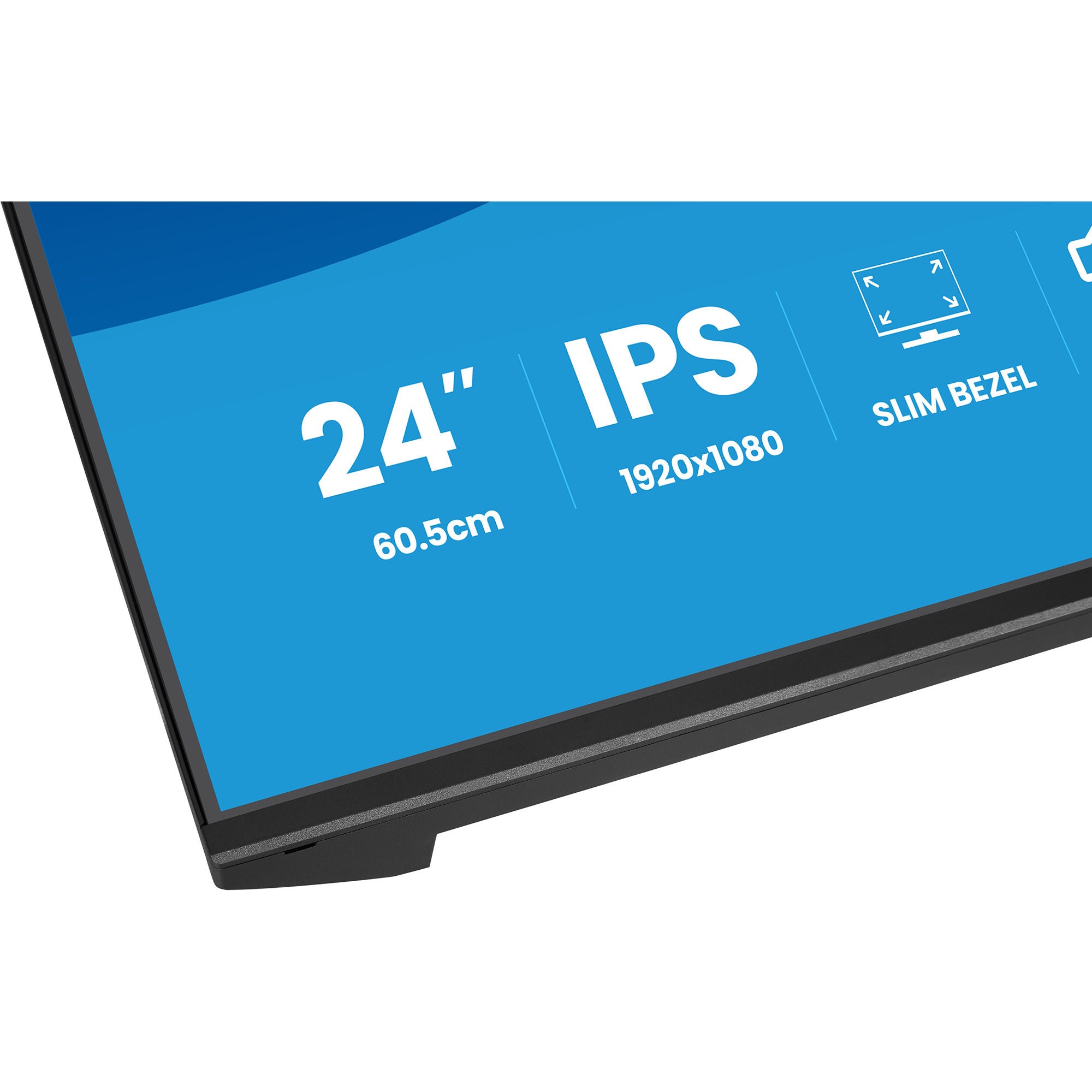 Iiyama prolite x2493hsu-b1 23.8 monitor (zwart (mat), 120 hz, hdmi, displayport, usb, audio)