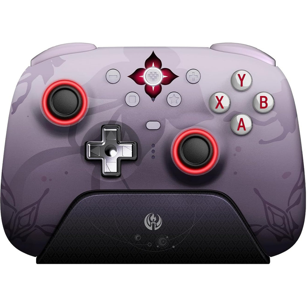 8bitdo ultimate 2 wireless controller - honkai: star rail - evernight (donkerpaars, 2.4 ghz bluetooth, usb, pc)