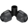 Gardena hoekstuk 25 mm x 3 4 binnendraad verbinding (zwart grijs)