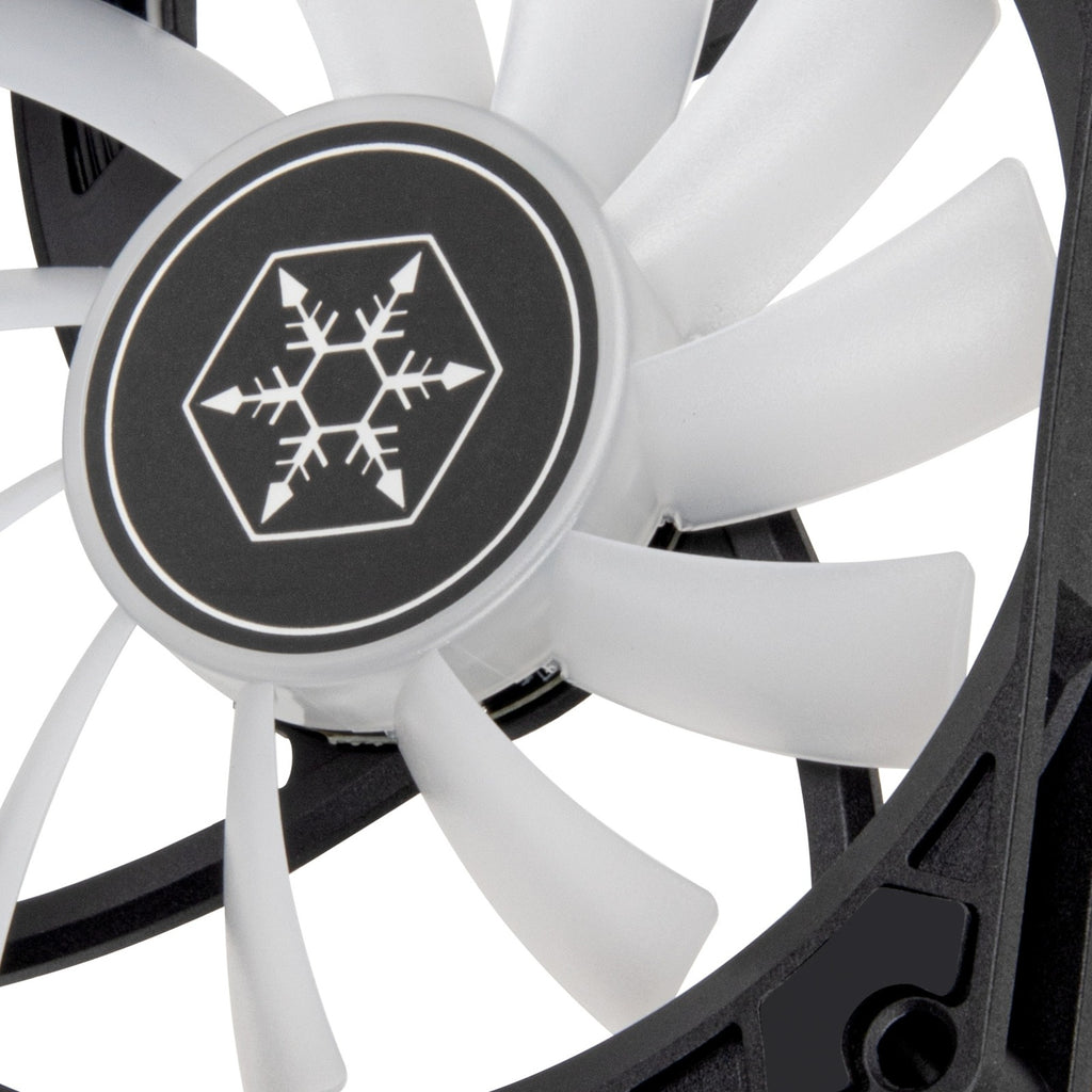 Silverstone air slimmer 90 argb case fan (zwart, 92 x 92 x 15 mm, pwm)