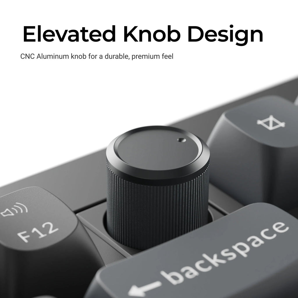 Keychron v3 ultra 8k wireless custom mechanical keyboard (zwart, us lay-out (qwerty), silk pom banana, 80% (tkl), rgb, hot swap, 2.4 ghz | bluetooth 5.3 | usb-c)