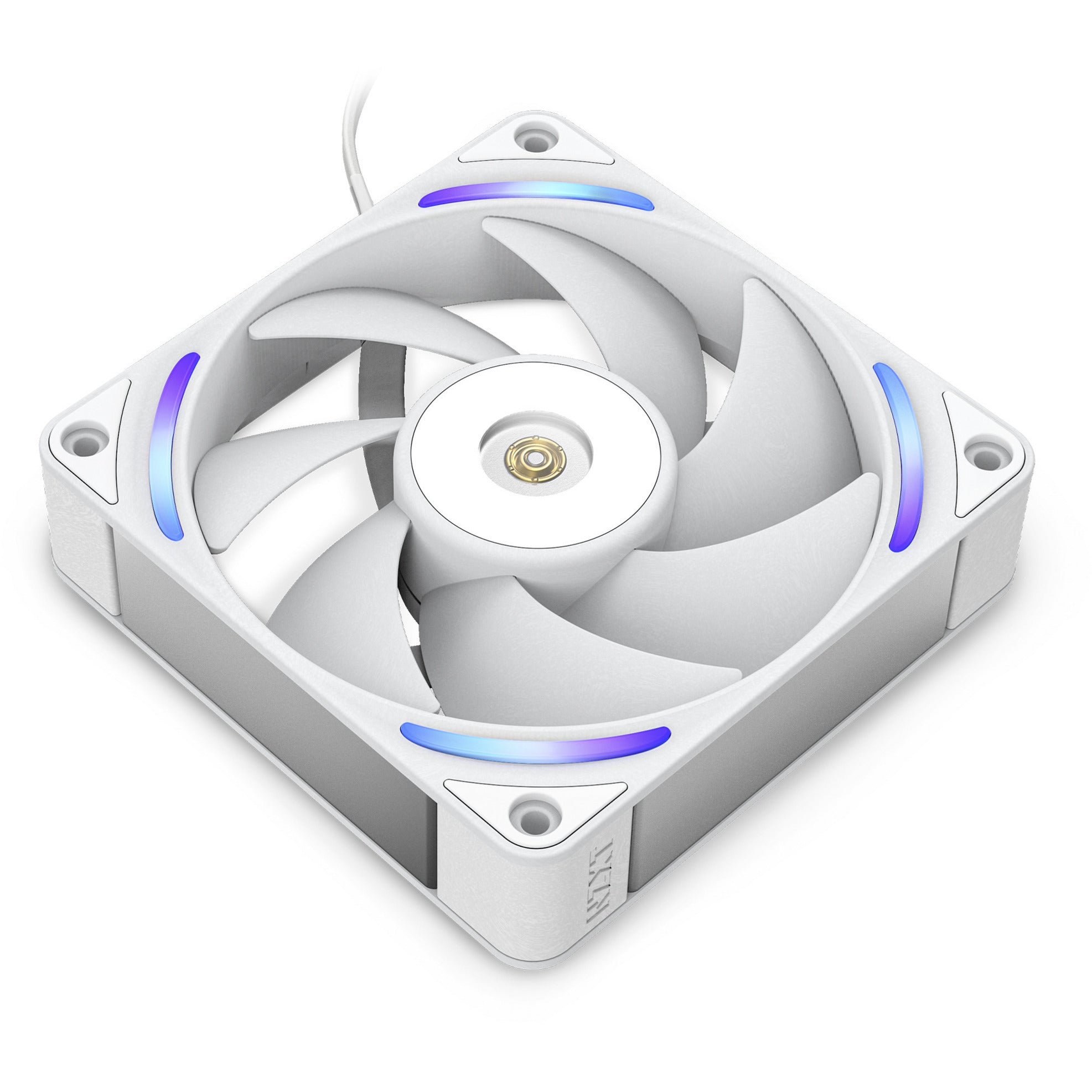 Nzxt f120x rgb case fan (wit, 120 x 120 x 30 mm, pwm)