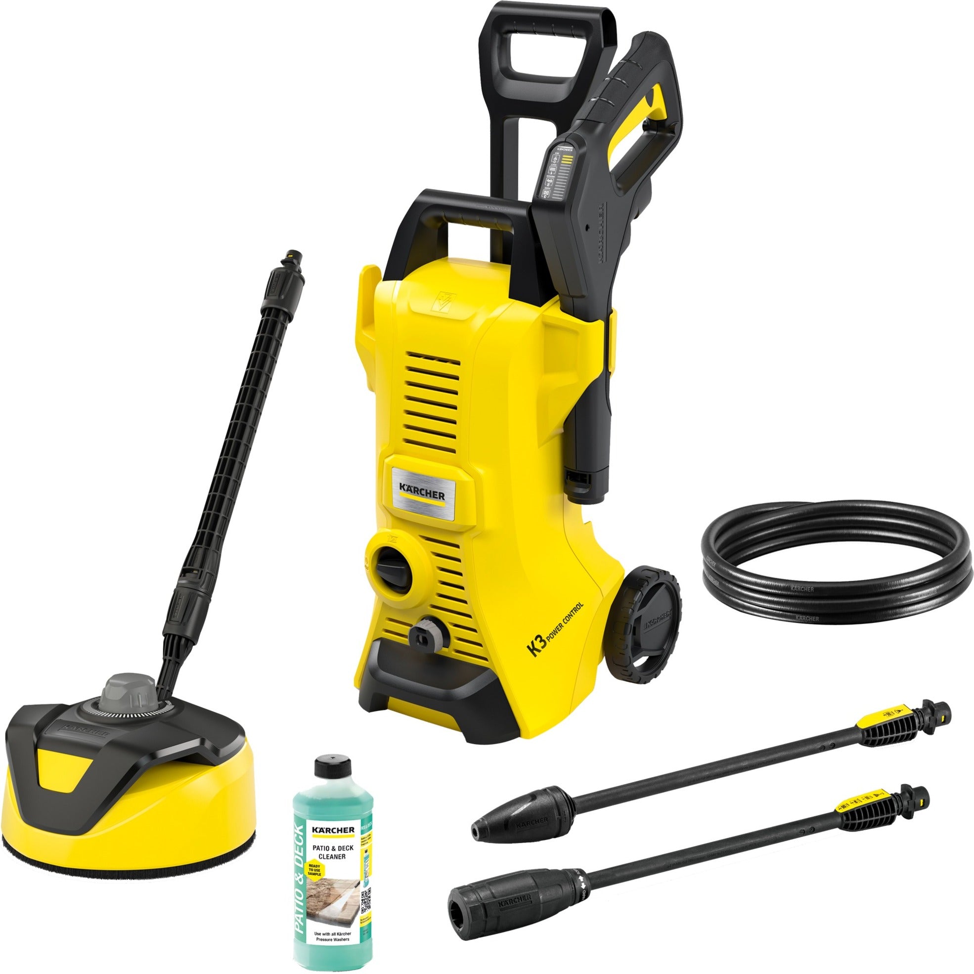 Kärcher k 3 power control home t 5 hogedrukreiniger (geel zwart)