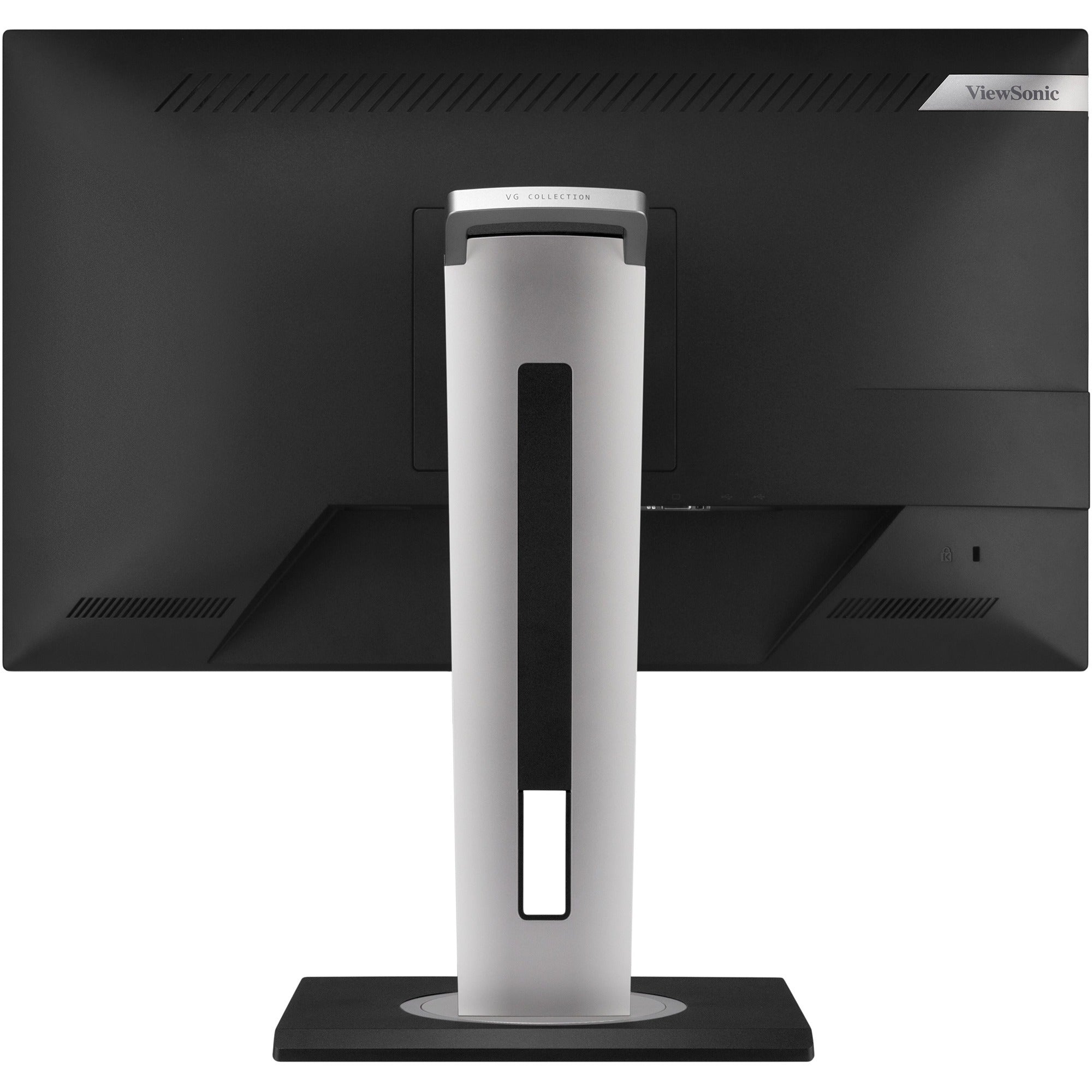 Viewsonic vg2448a-2 24 monitor (zwart (mat) zilver, 1x hdmi, 1x displayport, usb-c, usb-a, sound, 100hz)