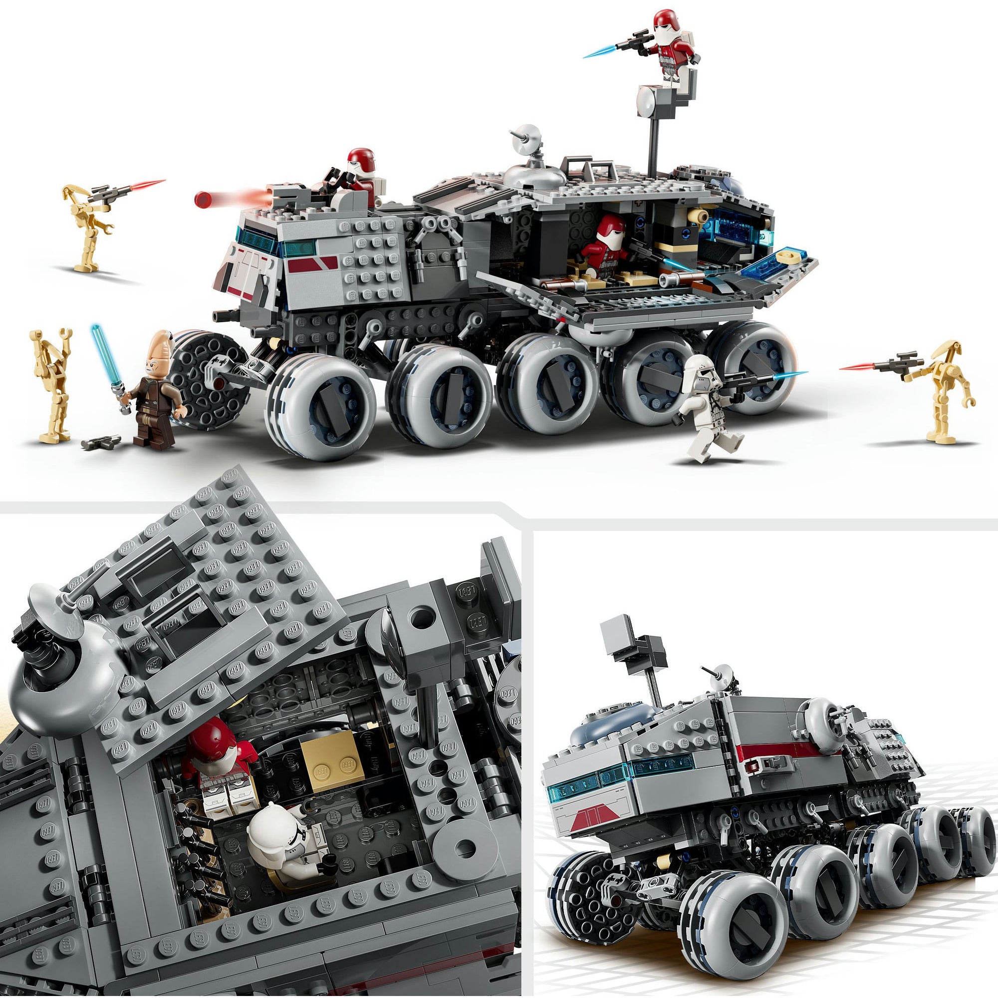 Lego ® star wars: the clone wars™ republic juggernaut - 75413