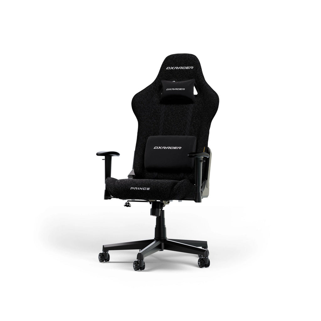 Dxracer prince l black fabric gamestoel (zwart)
