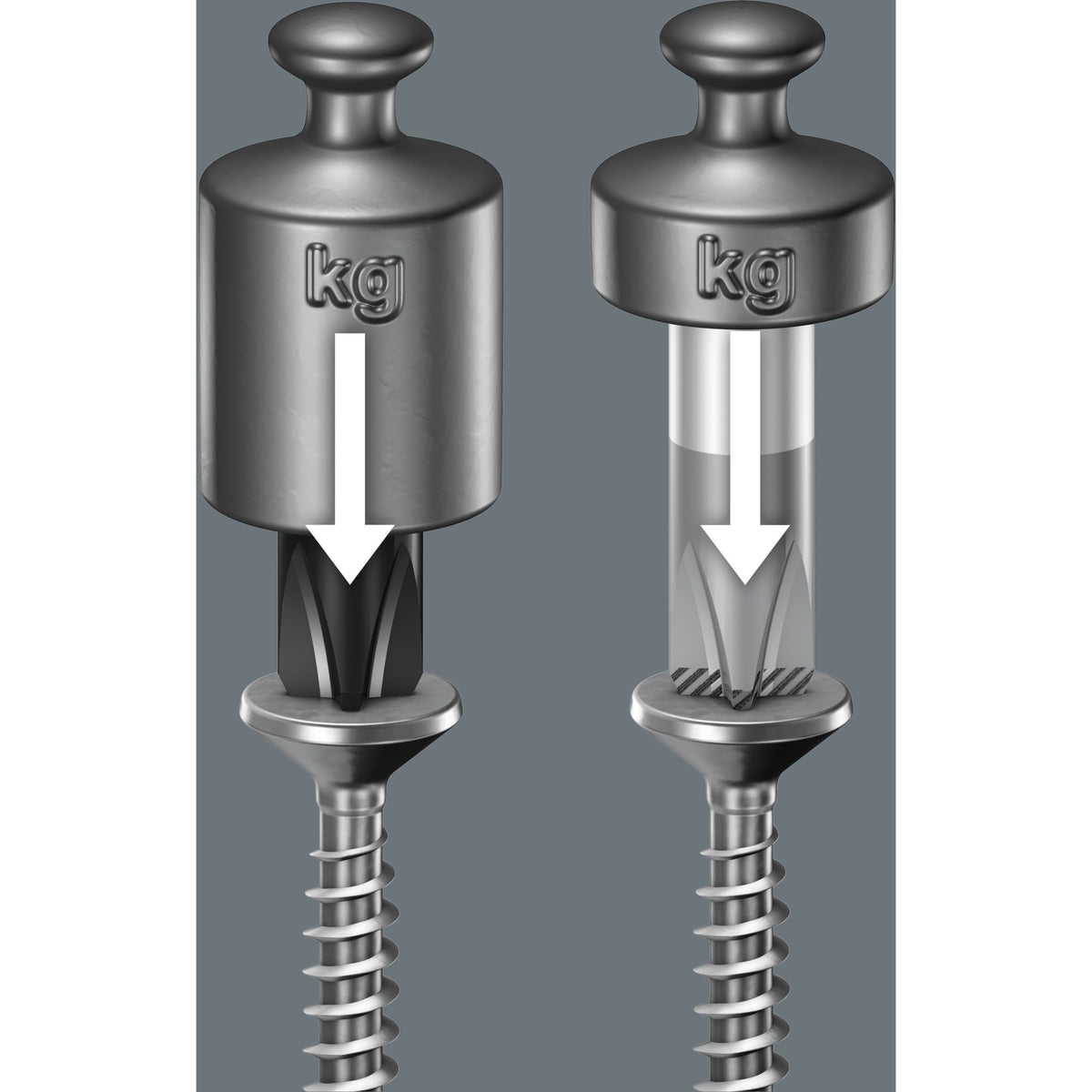 Wera schroevendraaierset 334 335 6 kraftform plus, lasertip met rek (zwart groen, 6-delig)
