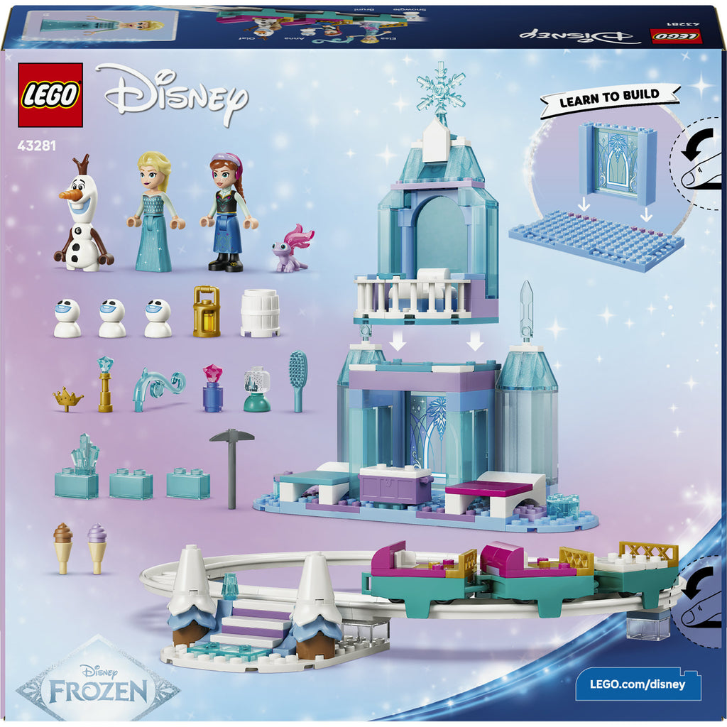 Lego disney princess 43281 elsa's ijskasteel en sneeuwrit