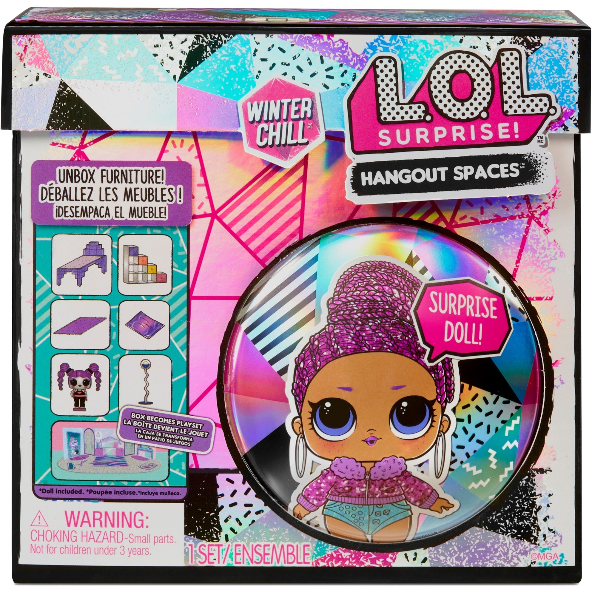 MGA Entertainment Super Raschung! Winter Chill Hangout Spaces Sty