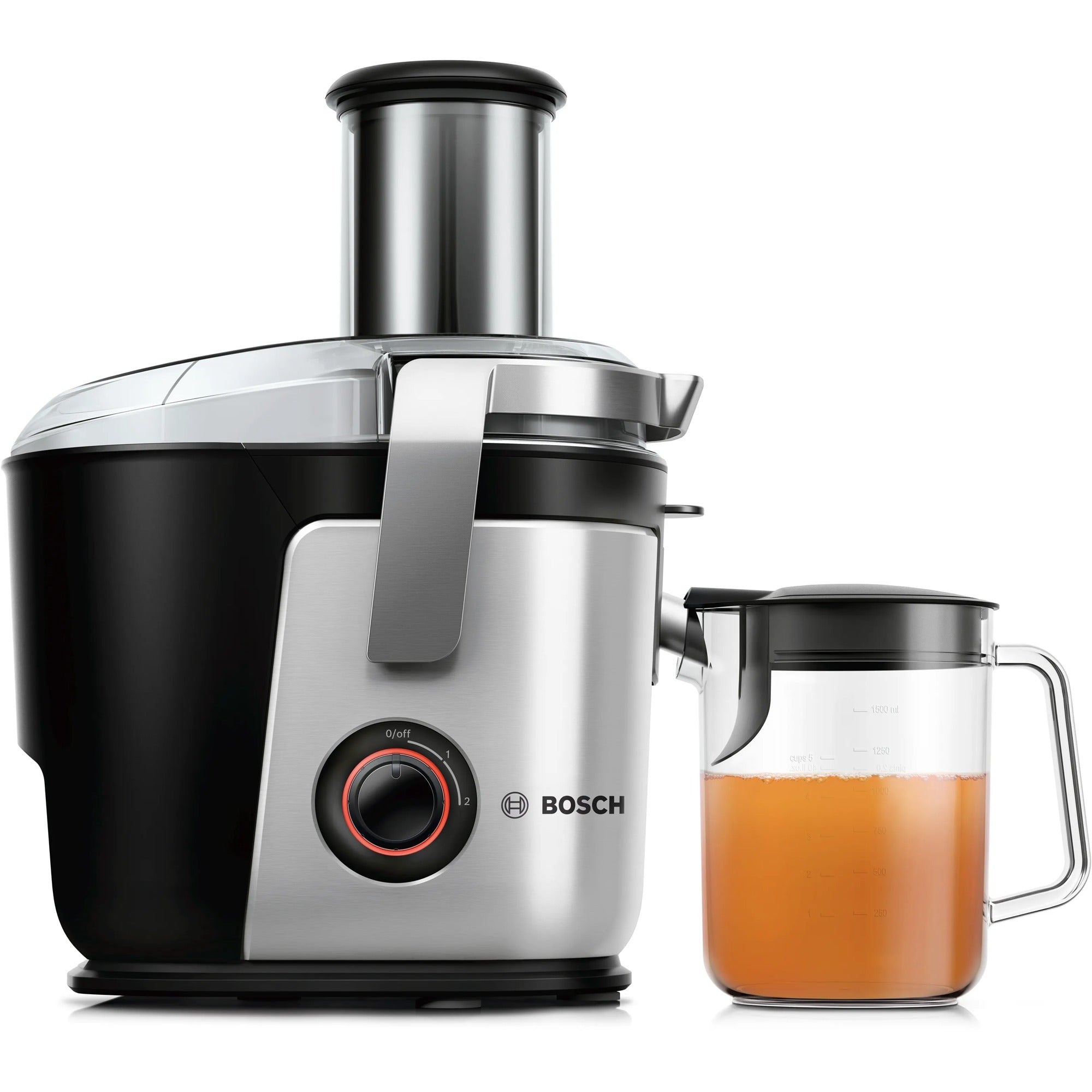 Bosch sapcentrifuge vitajuice 4 1000 w (zilver zwart)