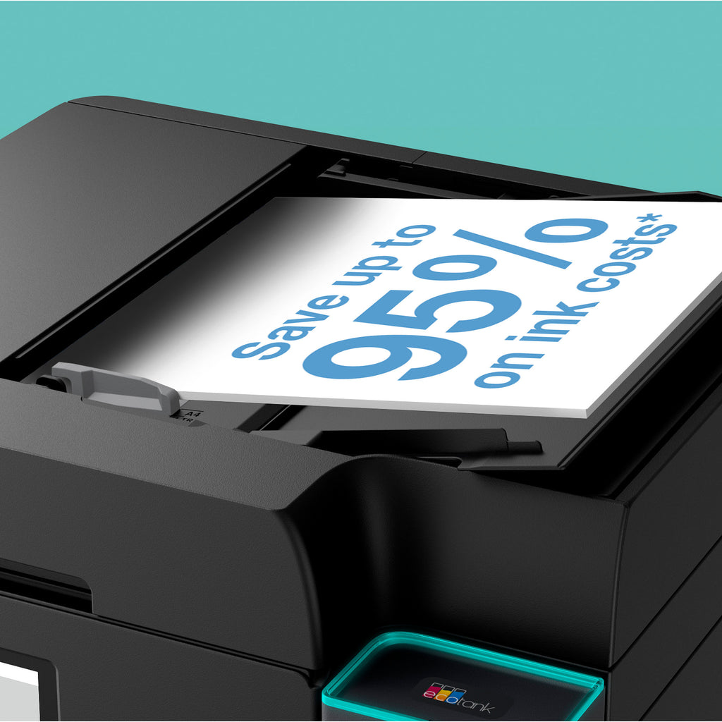 Epson ecotank et-4950 all-in-one inkjetprinter (zwart, faxen, scannen, kopiëren, wifi, inclusief tot 3 jaar inkt)