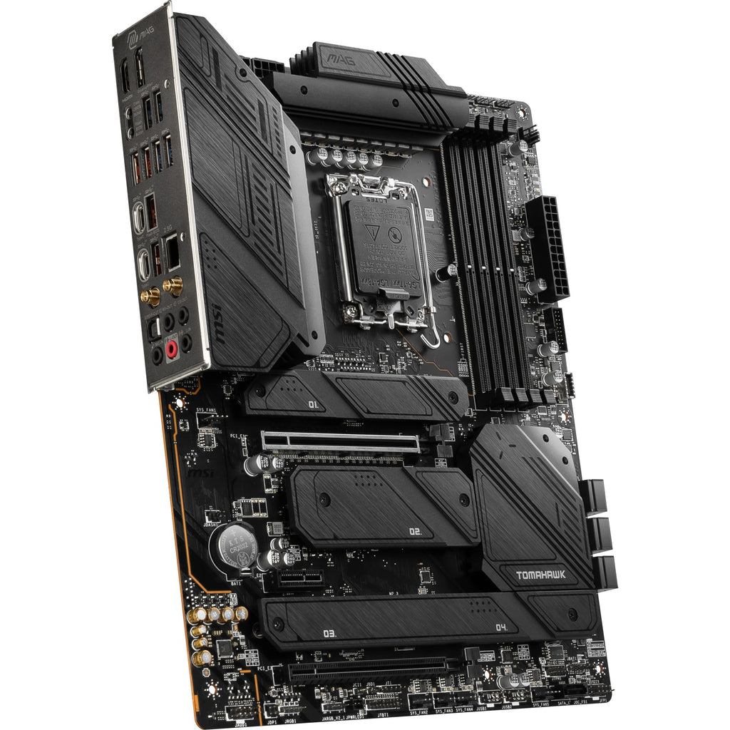 Msi mag z790 tomahawk wifi socket 1700 moederbord (zwart, raid, 2.5 gb-lan, wi-fi 6e, bt, sound, atx)