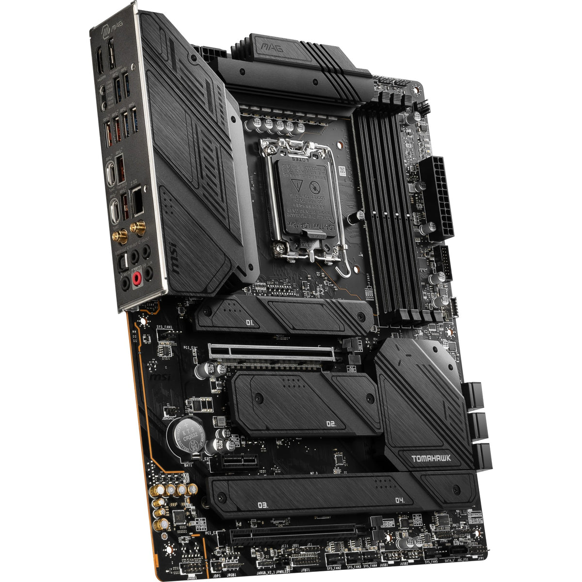 Msi mag z790 tomahawk wifi socket 1700 moederbord (zwart, raid, 2.5 gb-lan, wi-fi 6e, bt, sound, atx)