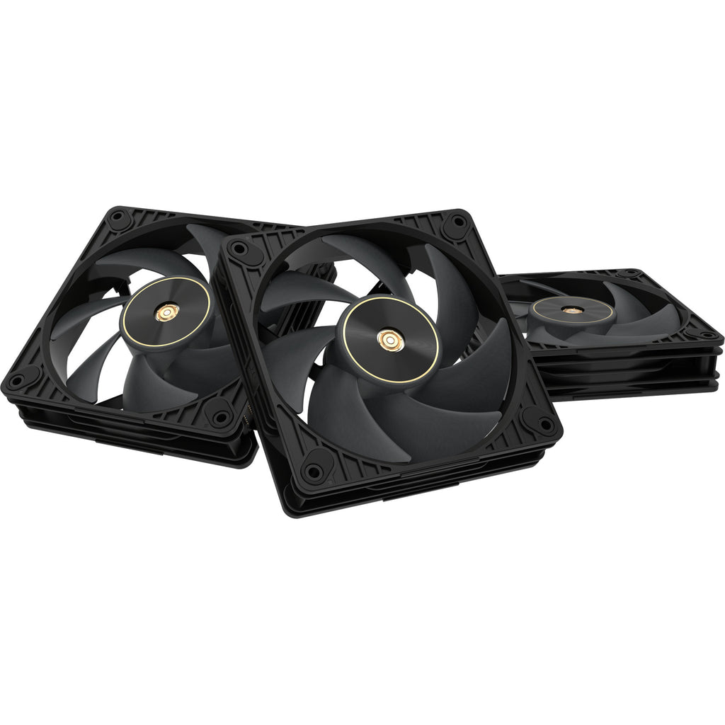 Asus proart pf120 fan - triple pack case fans (zwart, 3 stuks, 120 x 120 x 28 mm, 3 stuks)