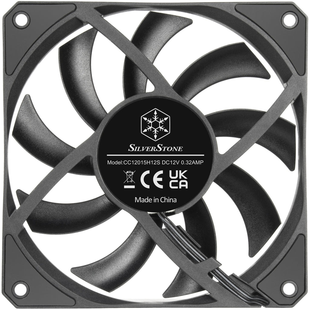 Silverstone air slimmer 120 case fan (zwart, 120 x 15 x 120 mm, pwm)