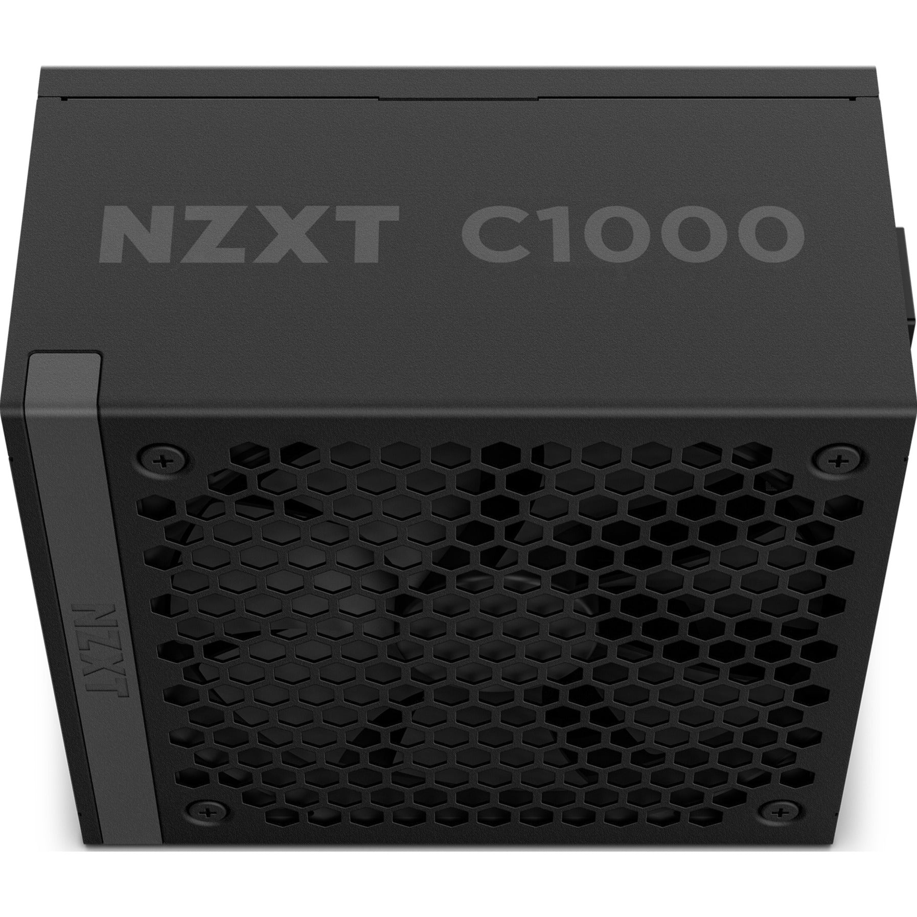 Nzxt c1000 gold atx 3.1 modulaire 1000 watt voeding (zwart, 1x 12v-2x6, 3x pcie)