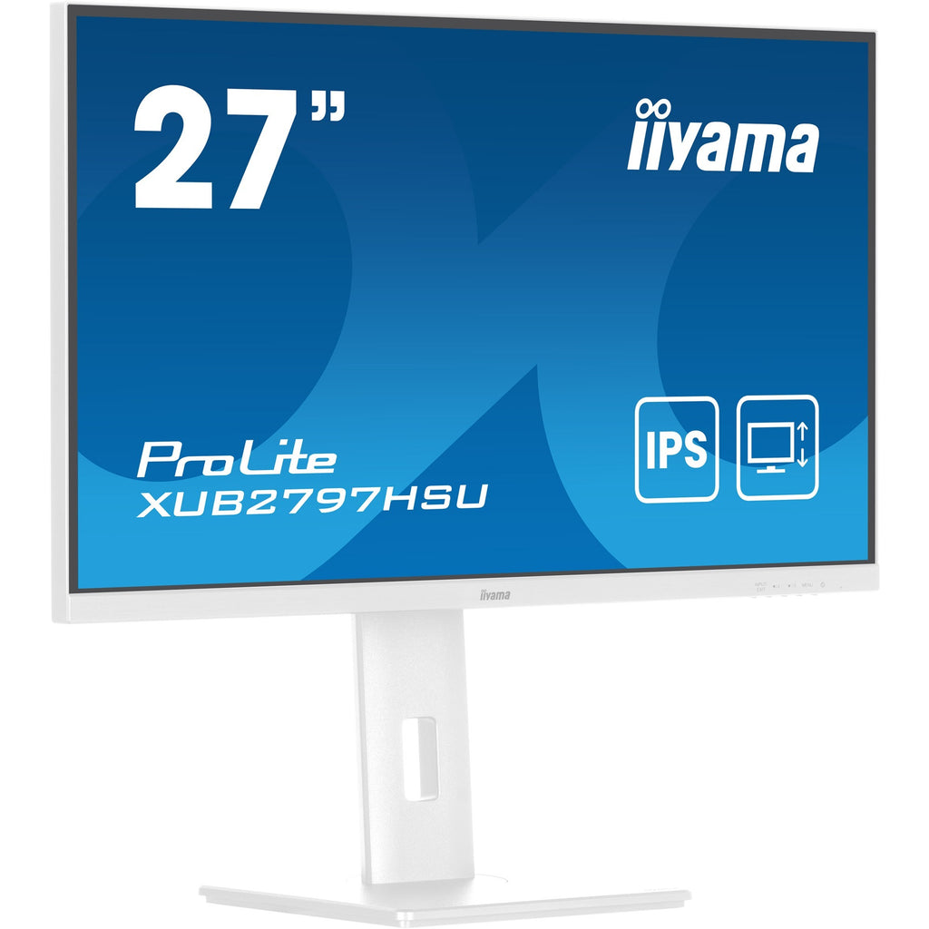 Iiyama prolite xub2797hsu-w2 27 monitor (wit, hdmi, displayport, 2x usb-a, usb-b)