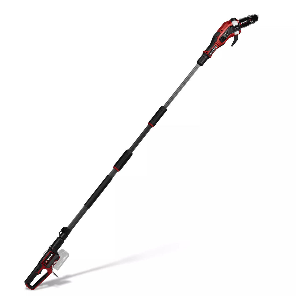 Einhell professional accu telescopische kettingzaag gp-lc 18 20 li t bl-solo (rood zwart, accu en oplader niet inbegrepen)