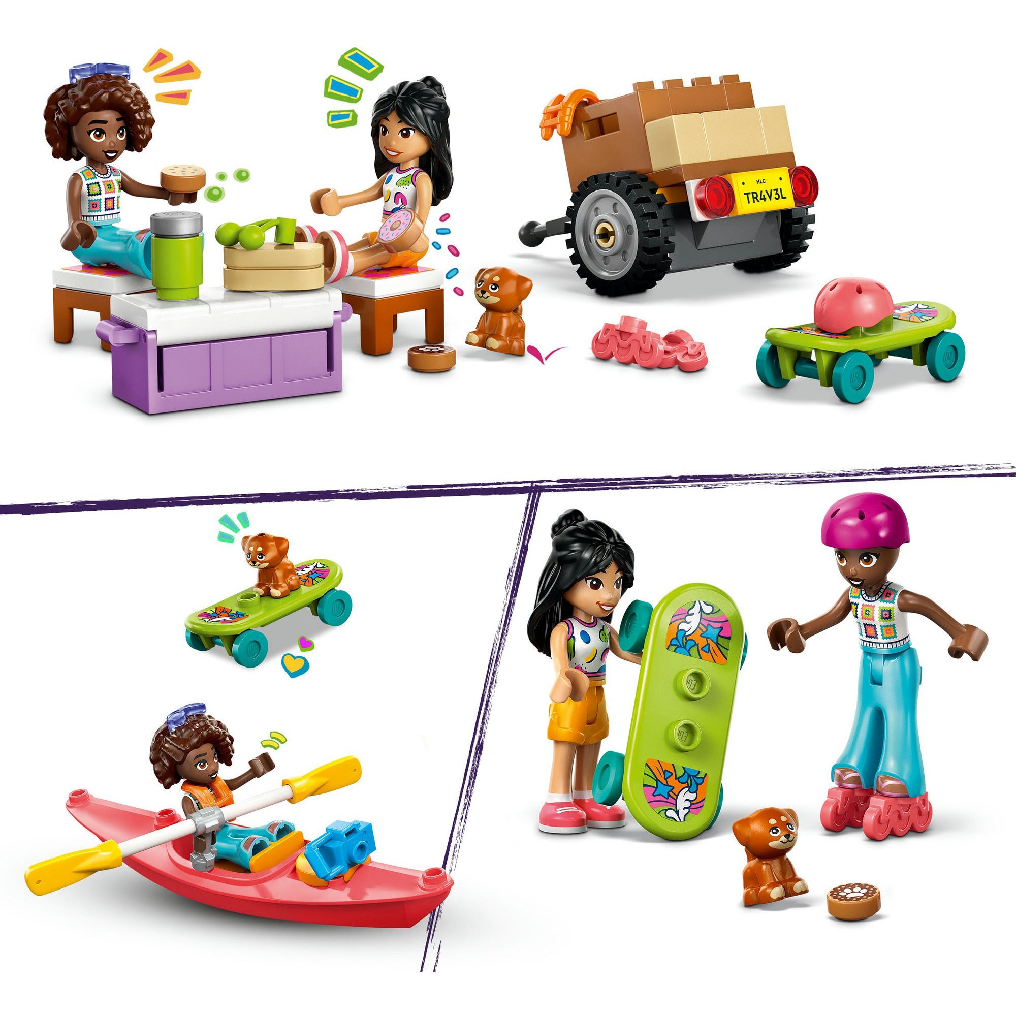 LEGO Friends 42659 gemeinsam auf einem Roadtrip