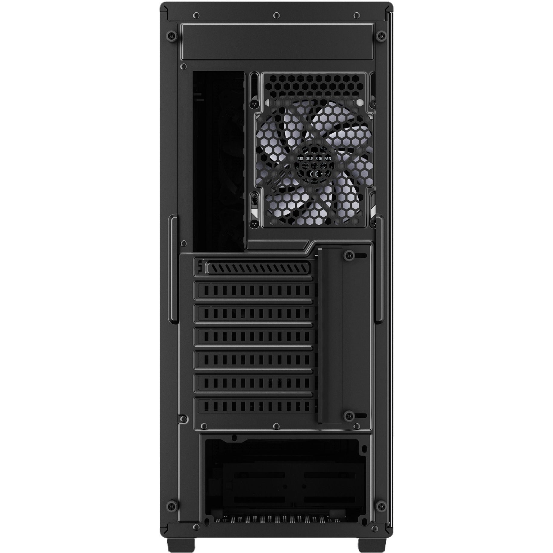 Sharkoon vk3 rgb midi tower behuizing (zwart | 2x usb-a | rgb | tempered glass)