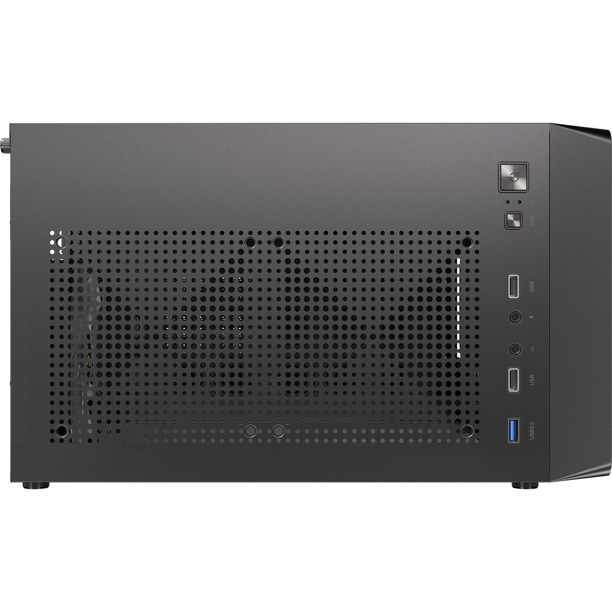 Antec ax26 rgb elite midi tower behuizing (zwart | 3x usb-a | tempered glass)