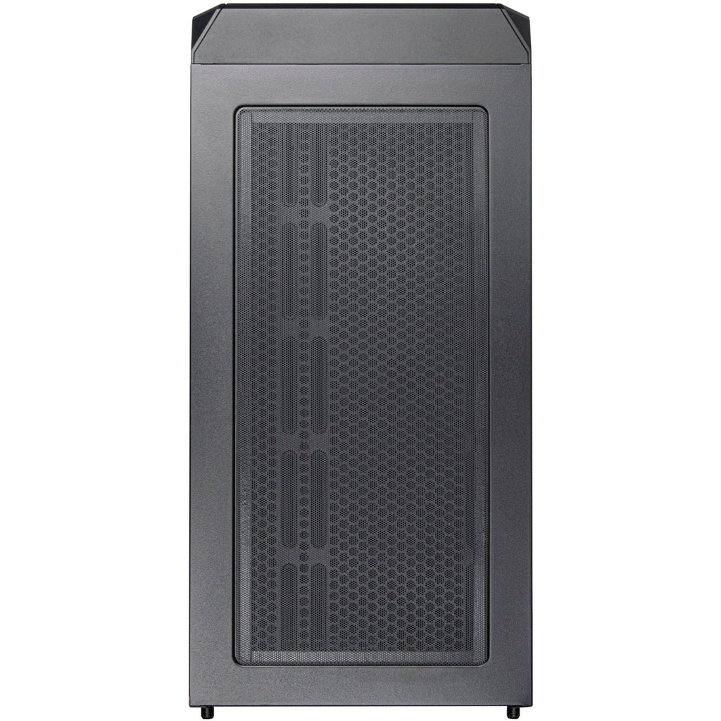 Silverstone sst-sed1-b midi tower behuizing (zwart | 2x usb-a | 1x usb-c)
