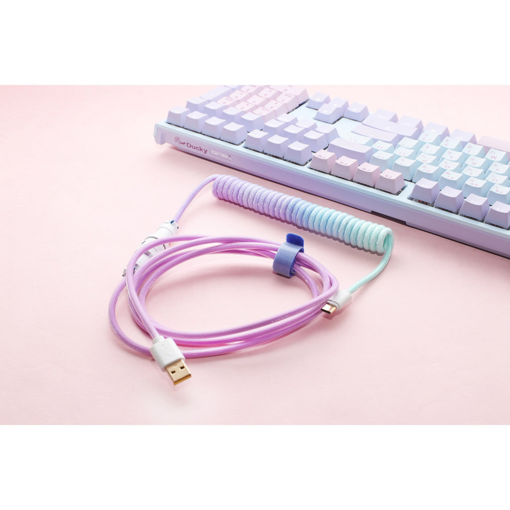 Ducky coiled cable v2 - azure kabel