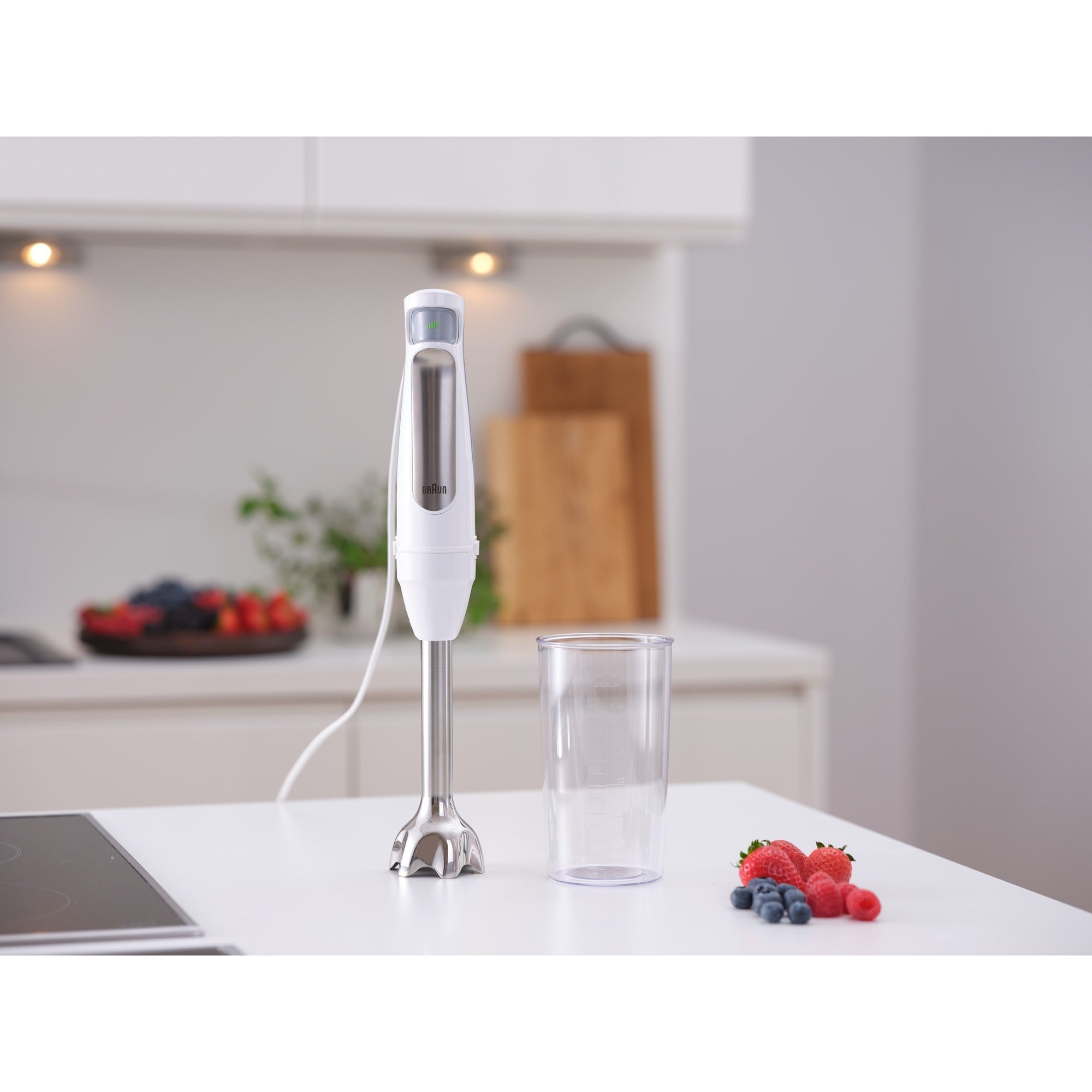Braun multi quick 7 staafmixer mq 7005b (wit roestvrij staal)