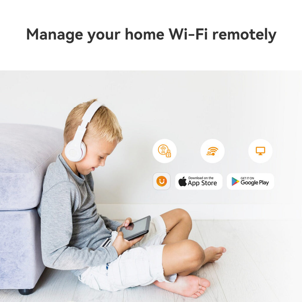 Imou hx21 ax3000 dual-band wi-fi 6 router (wit, mesh)