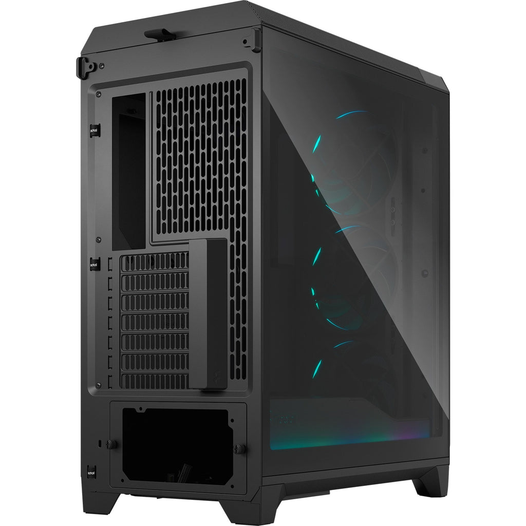 Fractal design meshify 3 rgb midi tower behuizing (zwart | 2x usb-a | 1x usb-c | rgb | tempered glass)