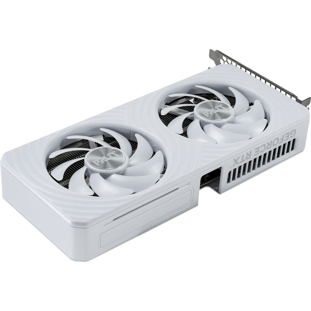 Palit geforce rtx 5060 oc white 8gb grafische kaart (wit, dlss 4, 3x displayport, 1x hdmi 2.1)