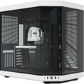Hyte y70 midi tower behuizing (zwart wit | 2x usb-a | 1x usb-c | tempered glass)