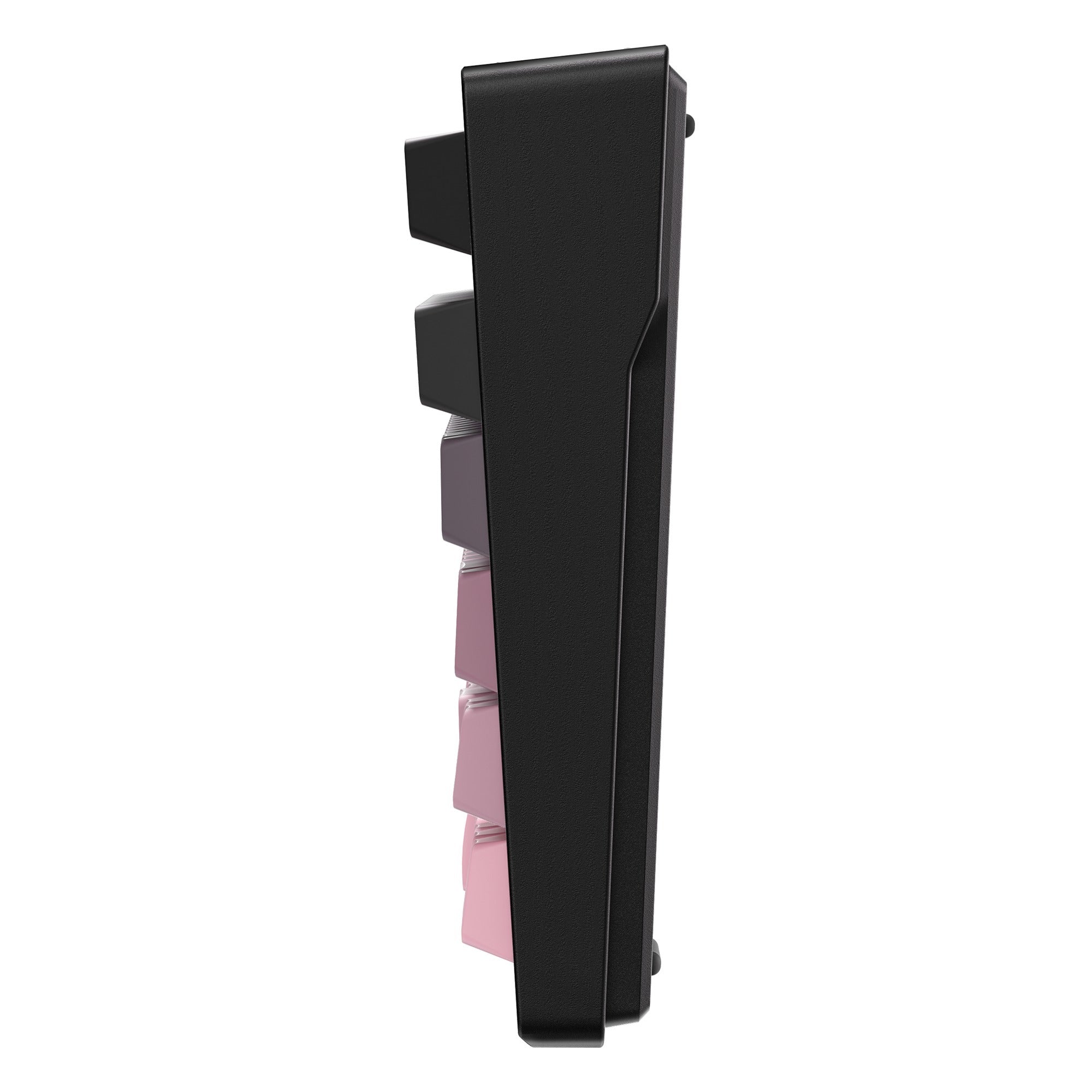 Mchose g75 pro tri-mode gasket structuur mechanisch gaming toetsenbord (zwart roze, us lay-out, ktt cabbage tofu v2, 75%, rgb, hot swap, pbt double-shot, 2.4 ghz usb-c bluetooth)