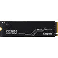 Kingston kc3000 4 tb ssd (zwart, skc3000s 4096g, pcie 4.0 nvme, m.2 2280)