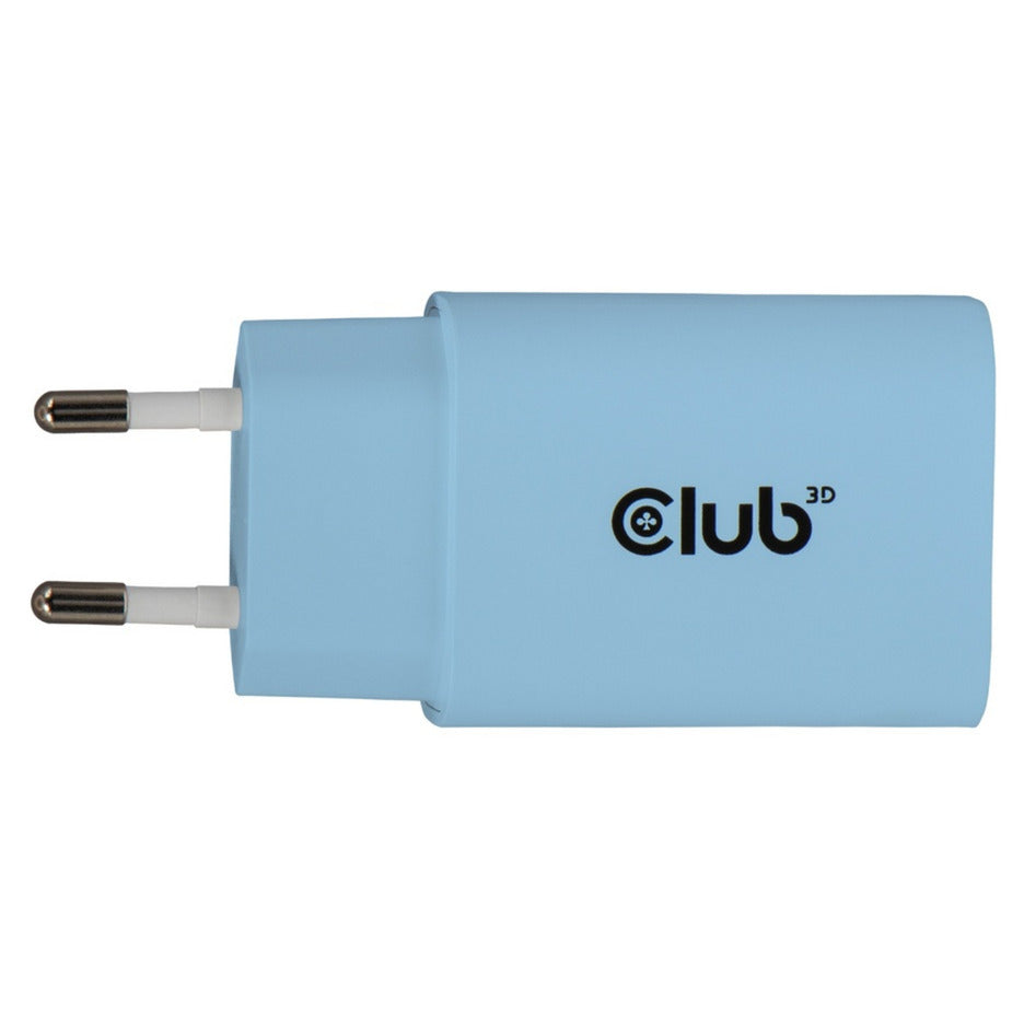 Club 3d 2-pack usb c charger 30 watt (blauw)