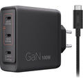 Lenovo 100w gan multi-port usb-c oplader (zwart, 3x usb-c)