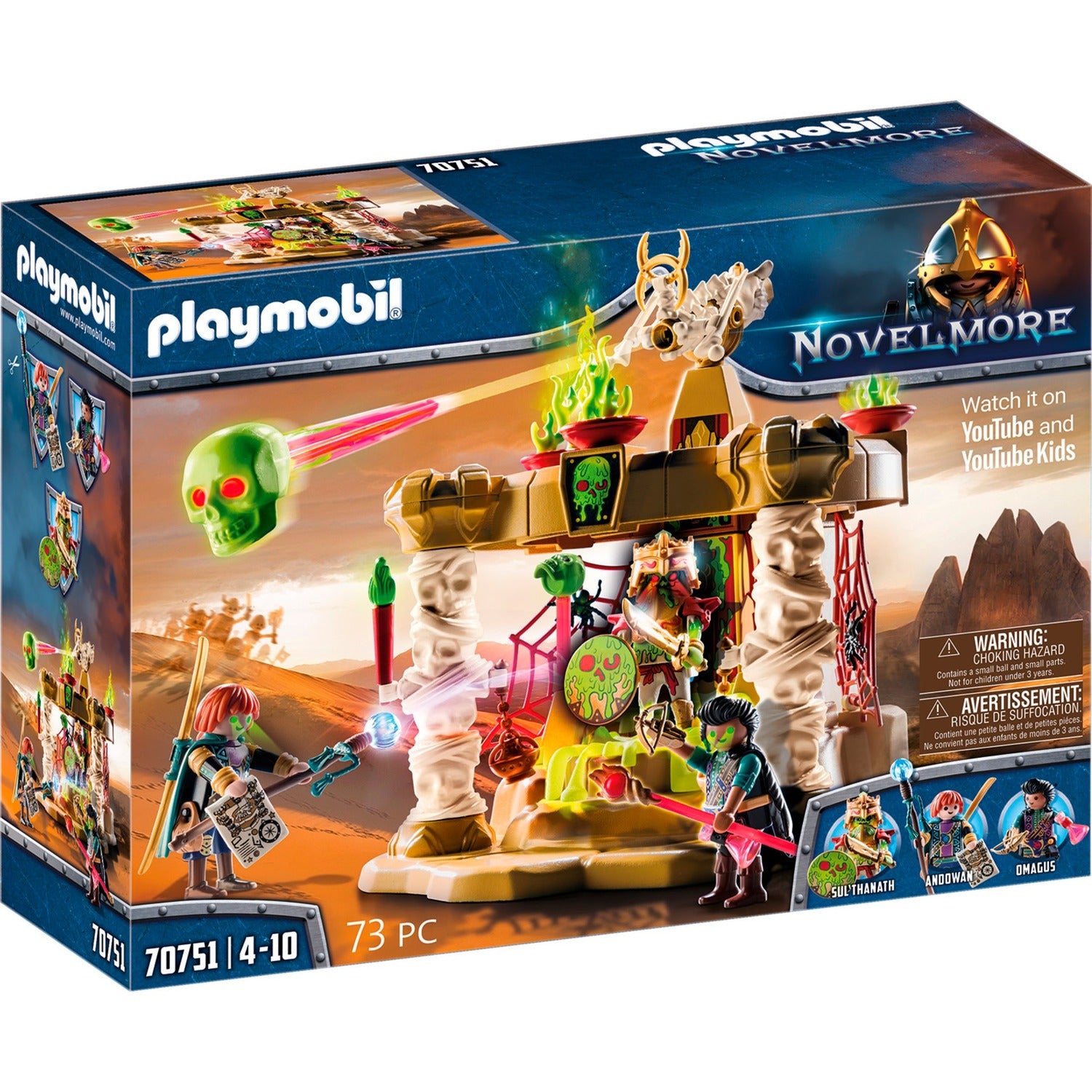PLAYMOBIL Novelmore Sal'ahari Sands Tempel des Skeletts