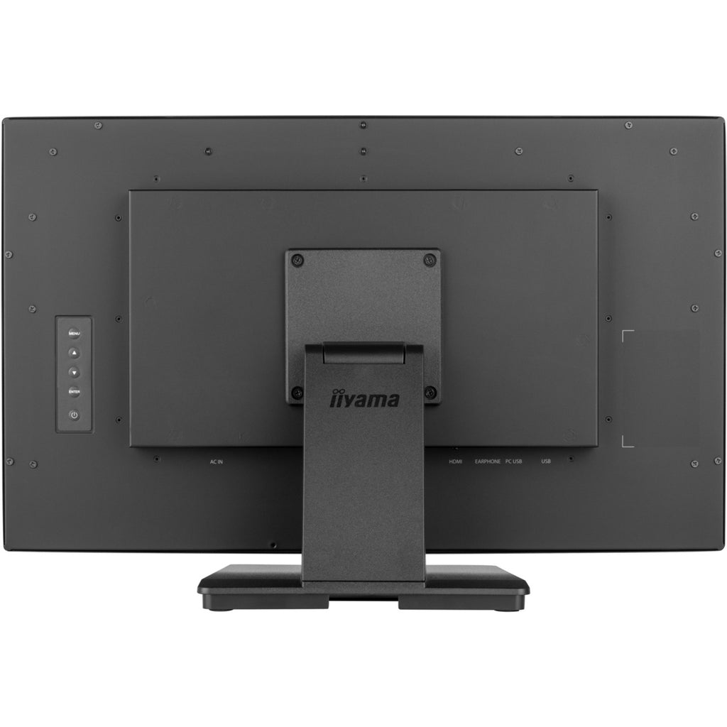 Iiyama prolite t2438msc-b1 23.8 touchscreen monitor (zwart (mat), hdmi, displayport, 2x usb-a, usb-b)
