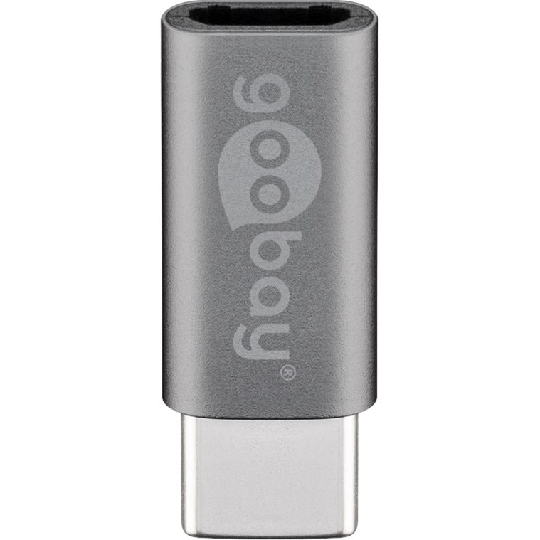 Goobay usb-c naar micro-usb adapter (grijs)