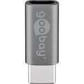 Goobay usb-c naar micro-usb adapter (grijs)