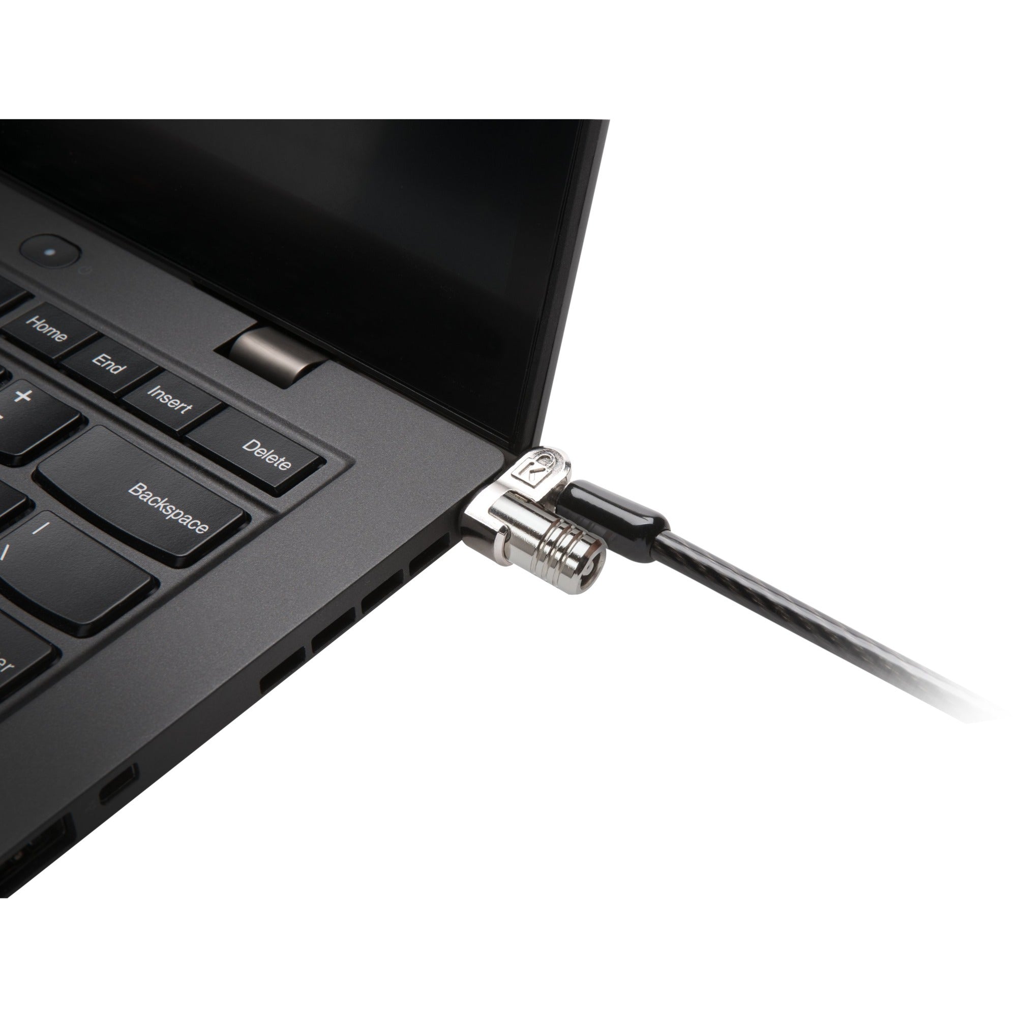 Kensington microsaver 2.0 keyed lock beveiliging (zwart)