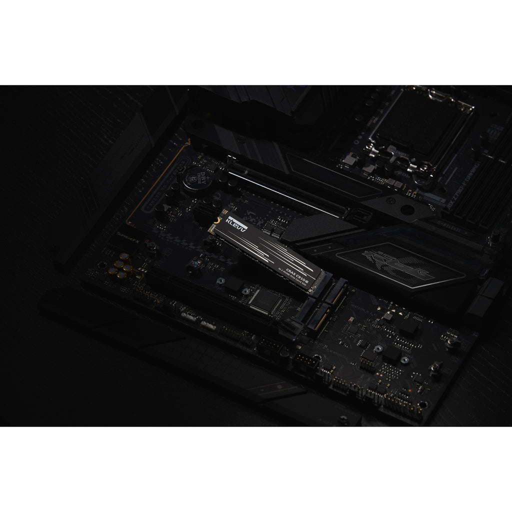 Klevv cras c910g 4 tb ssd (zwart, k04tbm2sp0-10g, pcie gen 4.0 x4, nvme 2.0)