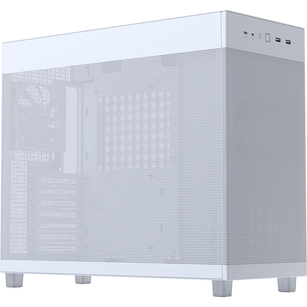 Asus prime ap303 - mesh panel midi tower behuizing (wit | 2x usb-a | 1x usb-c)