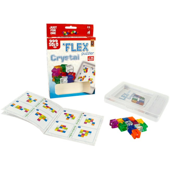 999Games Flex Puzzler Crystal Brain Teaser (Niederländisch, 1 Spieler, ab 7 Jahren, 80 Herausforderungen)
