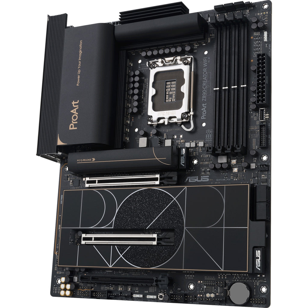Asus proart z890-creator wifi socket 1851 moederbord (raid, 2.5gb-lan, 10gb-lan, wi-fi 7, bt, sound, atx)