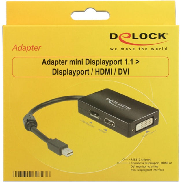 DeLOCK Mini DisplayPort > DisplayPort/HDMI/DVI