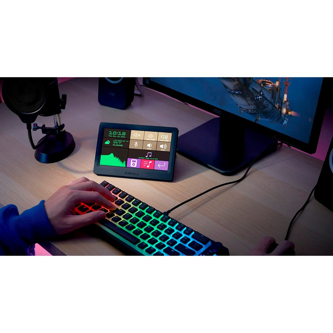 G.skill wigidash gaming keypad (zwart)