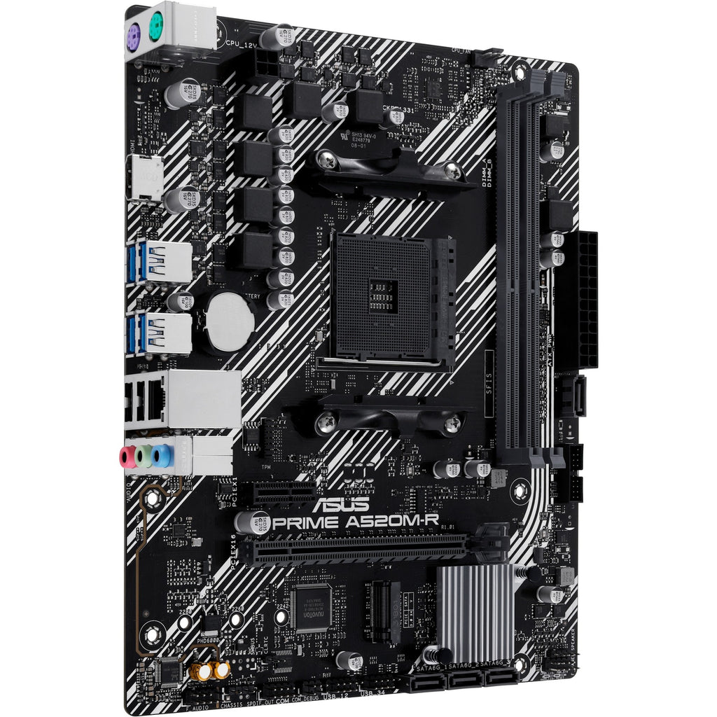 Asus prime a520m-r socket am4 moederbord (raid, gb-lan, sound, µatx)