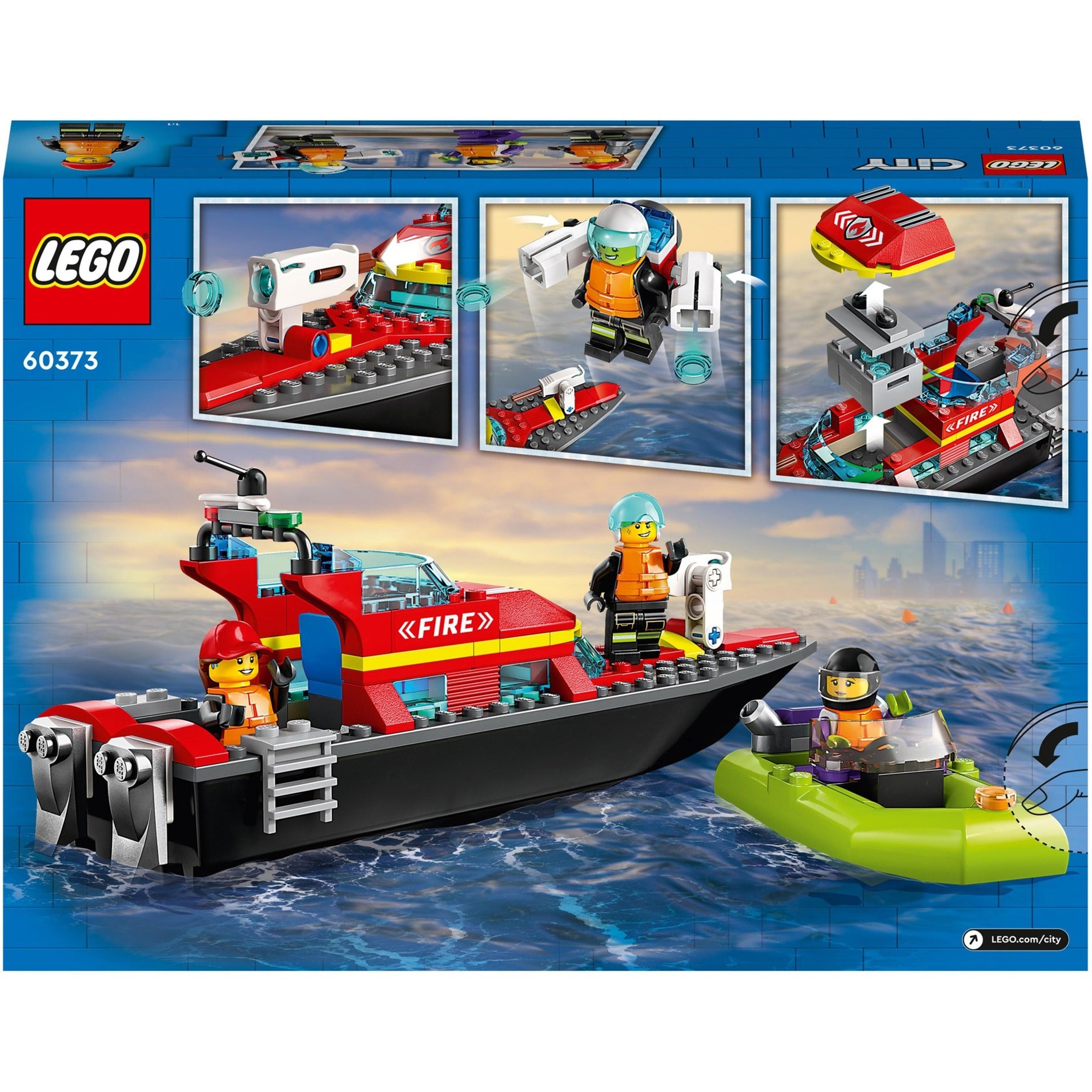 Lego City 60373 Rettungsbootbrand