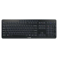 Cherry stream keyboard ultimate (zwart, us lay-out (qwerty), sx-schaartechnologie, 100%, white leds, abs, 2.4 ghz bluetooth usb)
